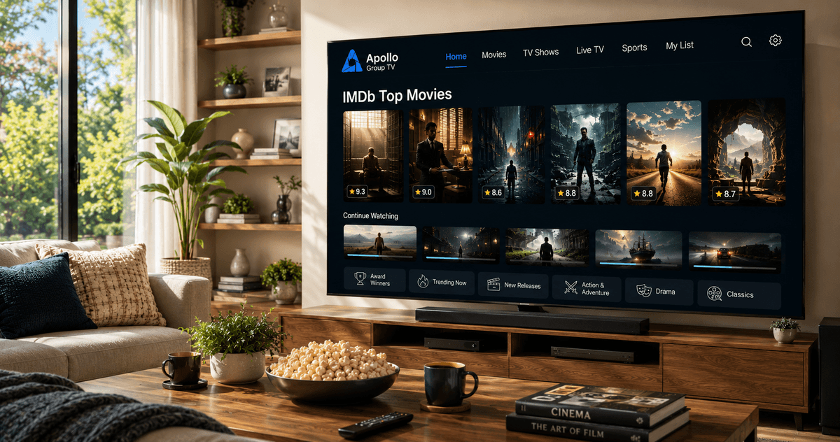 Best Way to Stream IMDb Top Movies Using Apollo Group TV